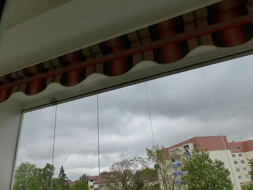 Balkon mit Markise - 3 Zimmer Etagenwohnung zur Miete in Oschatz