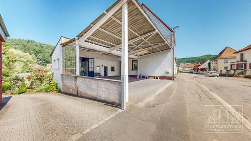 Straßenansicht Hof-Werkstatt - 