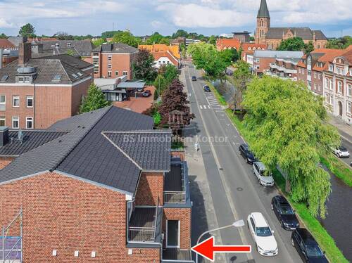 Bild 1 - Moderne Obergeschosswohnung mit Balkon - Erstbezug im Stadtkern von Papenburg