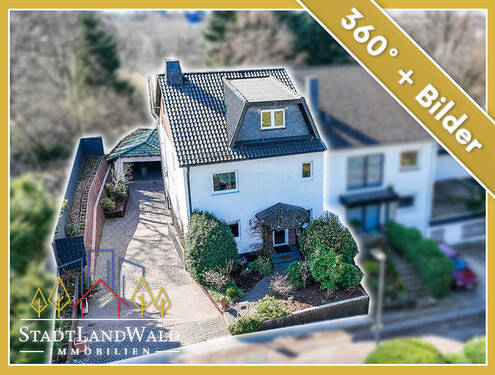 Titelbild Exposé - Familienidyll in bevorzugter Lage - Großzügige DHH mit Garten & Naturanschluss