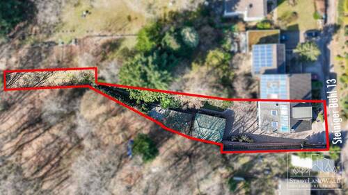 Lageplan - Luftbild ohne Waldgrundstück - 