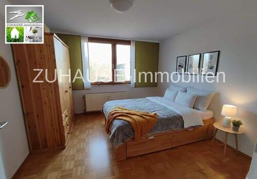 Schlafzimmer (Möblierungsbeispiel) - Waldrand-Idylle mit Weitblick (Haardt)