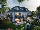 Haus B. Illustration - Helle + hochwertig ausgestattete NEUBAU-3-Zimmerwohnung (mit zwei Balkonen)