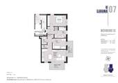 Wohnung B 10 Grundriss - 