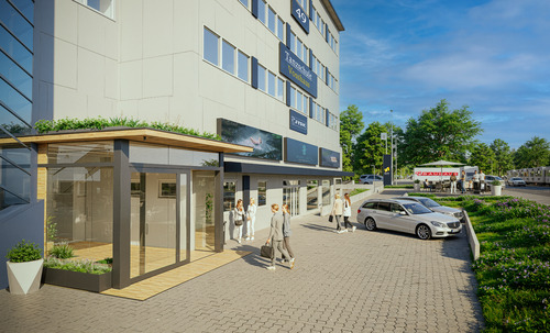 Eingang Castroper Hellweg 49 - Attraktive Bürofläche mit Top-Anbindung