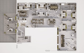 Aufsicht Beispiel Büro - 