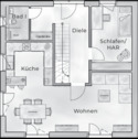 Grundriss EG - Einfamilienhaus mit 120,00 m² in Berlin zum Kaufen