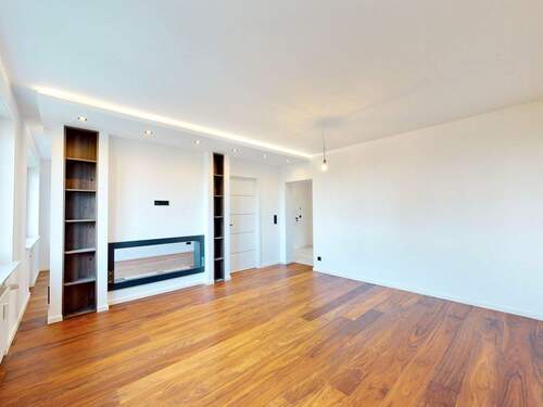 Wohnzimmer - Etagenwohnung mit 54,50 m² in München zum Kaufen