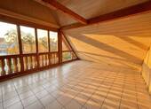 Studio im Abendlicht.jpg - Doppelhaushälfte mit Studio und Garten