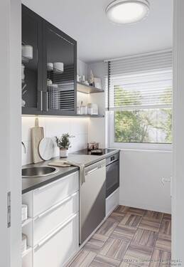 Kochen - 2 Zimmer Etagenwohnung in München