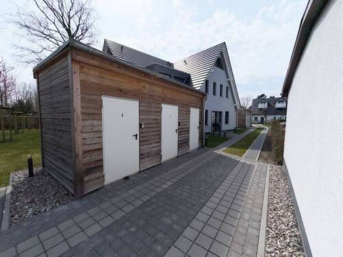 separater Abstellschuppen pro Wohneinheit - 