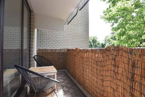 Balkon mit Sitzgelegenheit - Etagenwohnung mit 40,50 m² in Mainz-Finthen zur Miete