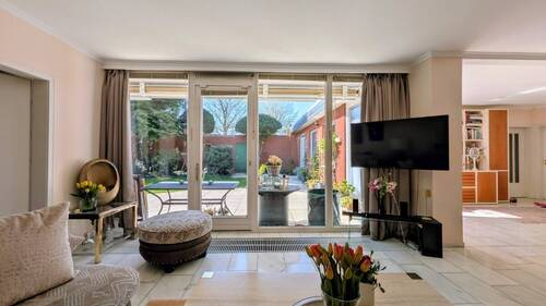 Wohnzimmer - Traum Bungalow in Bremen Borgfeld zu verkaufen.