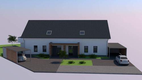 vorne - SCHWEICH - nahe Trier - Baugrundstück in ruhiger Sackgasse - großzügig bebaubar