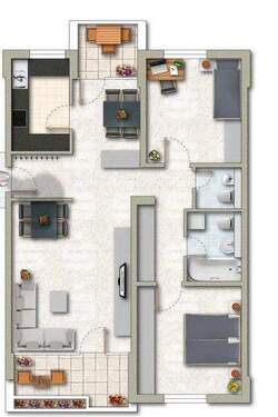 Bild 2 - 3 Zimmer Etagenwohnung in Dillingen