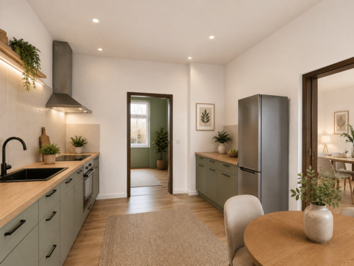 Küche (Einrichtungsbeispiel) - 7 Zimmer Doppelhaushälfte in Gelsenkirchen