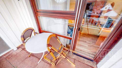 Hotel-Balkon mit Ausblick - 
