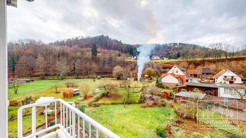 Hotel-Balkon mit Ausblick - 