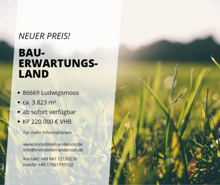Grundstück zu verkaufen! - Gelegenheit: Bauerwartungsland in ländlicher Lage