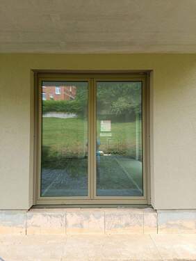 Detail Doppelschwingtür Terrasse - 