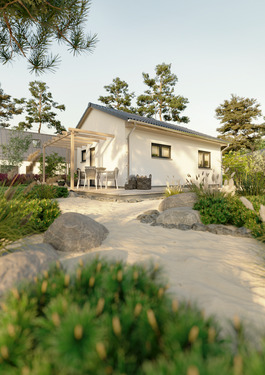 Gartenansicht - 2 Zimmer Bungalow zum Kaufen in Kalkhorst