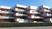 Vorderansicht 1 - 3 Raum Eigentumswohnung mit Tiefgaragenstellplatz