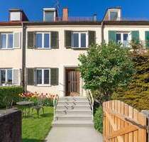 Familientraum in Harlaching (Tiroler Platz): Helles RMH mit schönem Garten, Balkon & Einzelgarage. - München Untergiesing-Harlaching