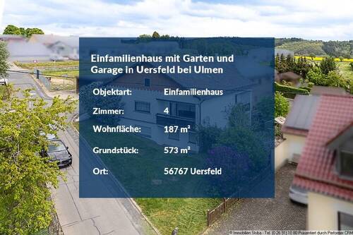 Haus in Uersfeld - 4 Zimmer Einfamilienhaus zum Kaufen in Uersfeld
