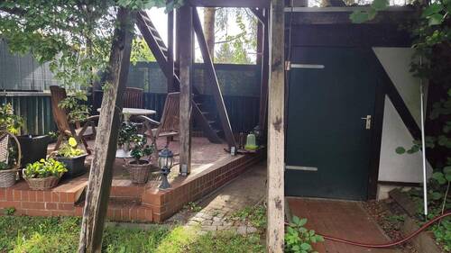 Veranda mit Schuppen - 