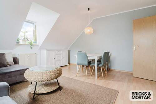 Essbereich Wohnzimmer - 3 Zimmer Etagenwohnung in Regenstauf