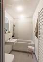Badezimmer nach Sanierung - 3 Zimmer Etagenwohnung zur Miete in Cölpin