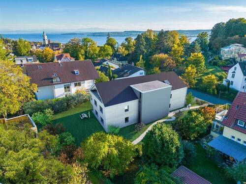 Blick über das Gebäude - Etagenwohnung mit 44,70 m² in Überlingen zum Kaufen