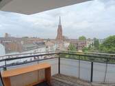 Terrasse am Wohnzimmer - 2 Zimmer Etagenwohnung zur Miete in Krefeld