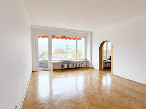 Wohnzimmer - 2 Zimmer Etagenwohnung zum Kaufen in Düsseldorf