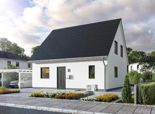 Beispiel_Außenansicht - Effiziente Wohnlösung auf ca. 110?m² - Massivhaus für Ihre Familie