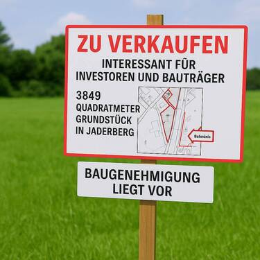 79ba81e9-3fec-453b-8da9-5aeed969204d - 3849m² Grundstück in Jaderberg mit Baugenehmigung für 3 Mehrfamilienhäuser mit je 6 WE