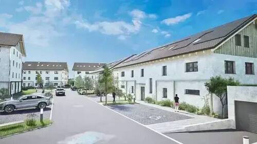 Blick zum Quartier - 