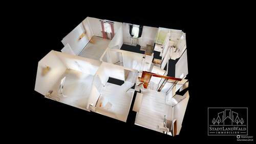 Wohnungsansicht in 3D - 