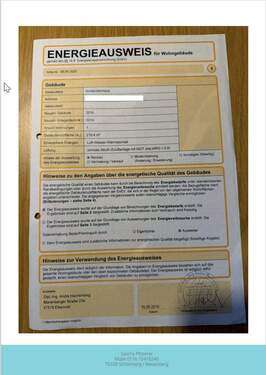 Alter Energieausweis - 