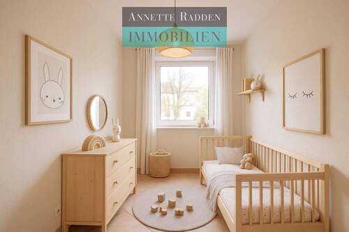  Kinderzimmer - 3 Zimmer Etagenwohnung in Hamburg