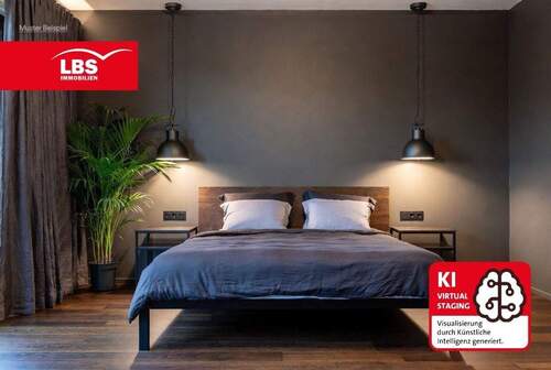 Schlafzimmer - 2 Zimmer Etagenwohnung zum Kaufen in Gütersloh