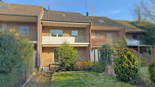 Rückansicht - Charmantes Reihenmittelhaus in Wesel-Feldmark mit viel Potenzial zur individuellen Gestaltung!