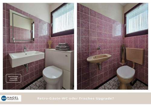 Retro-Gäste-WC oder frisches Upgrade? - 