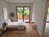Schlafzimmer mit Balkonzugang - 