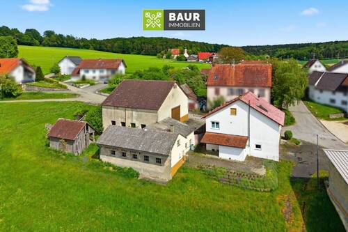 Luftbild - 5 Zimmer Bauernhaus, Landhaus in Zwiefalten / Mörsingen
