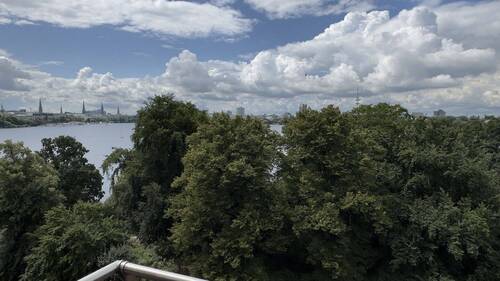 Aussicht vom Balkon - 