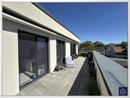 Dachterrasse - Hattersheim: zentrumsnah & verkehrsgünstig! 4 Zi. DG-Whg. mit RIESIGER Dachterrasse - (Whg. 8)