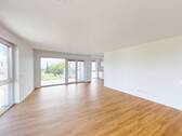 Ansicht II: Wohn- und Esszimmer mit offenem Küchenbereich - 3 Zimmer Etagenwohnung zur Miete in Friedrichsdorf
