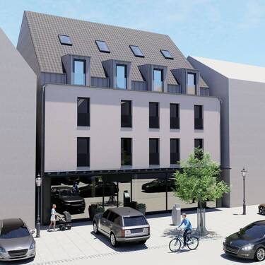 Marktplatz Seitenansicht - 3 Zimmer Etagenwohnung in Gunzenhausen