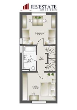 Grudriss REH Obergeschoss - 